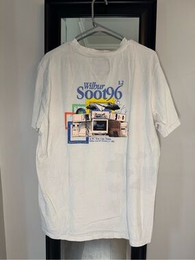 Wilbur soot White Short Sleeve Tee - Retro PC Design Merch